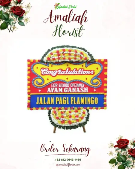 Sewa Papan Bunga Boncong
